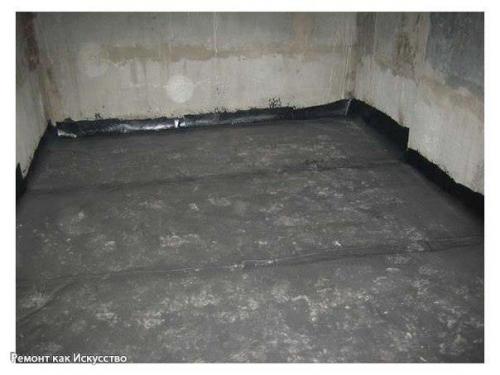 Гидроизоляция пола в ванной комнате своими руками. 05