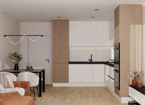 Светлый интерьер с яркими акцентами. 06