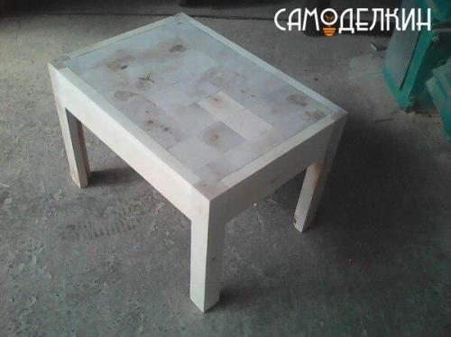 Стол из спилов своими руками. 06