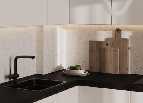 Светлый интерьер с яркими акцентами. 08