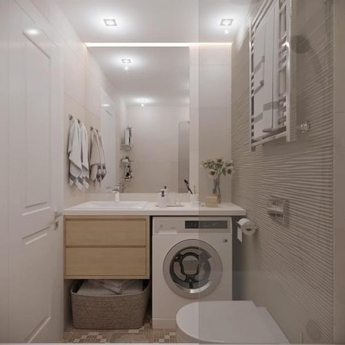 Крутой дизайн - проект однокомнатной квартиры с интересным зонированием спального места. 05