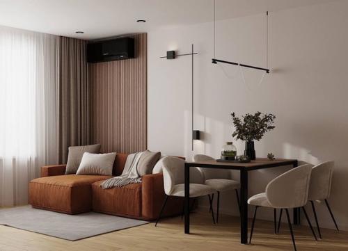 Светлый интерьер с яркими акцентами. 03