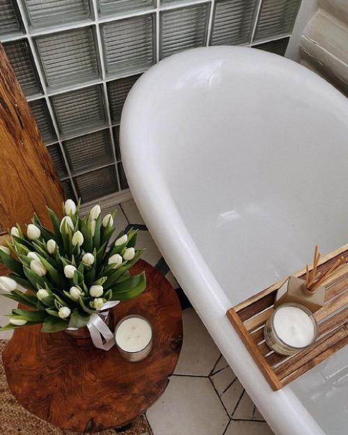 По-домашнему атмосферная ванная комната. 03