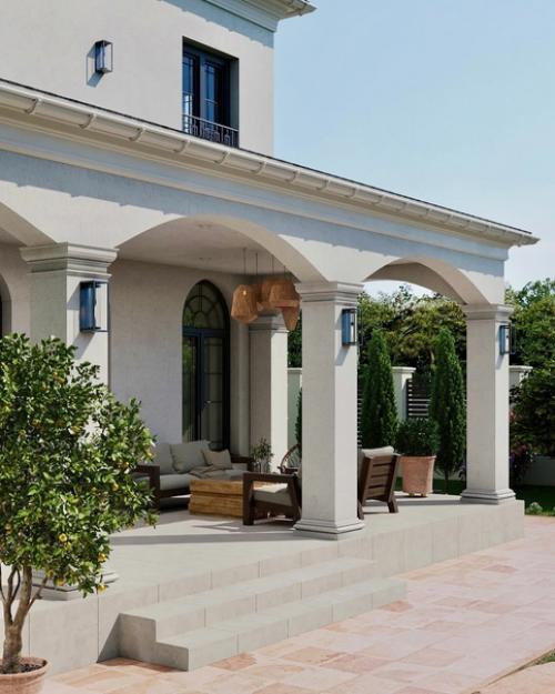 Арки и простая отделка секрет уюта этого проекта. 07