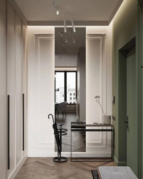 Интерьер прихожей площадью 7. 3 квадратных метров. 01