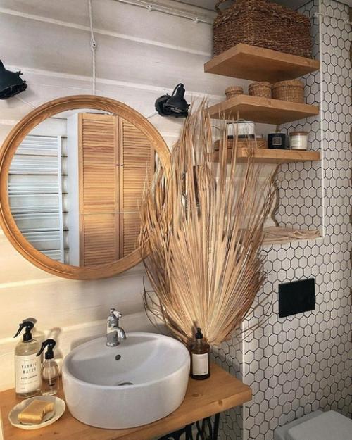 По-домашнему атмосферная ванная комната. 06