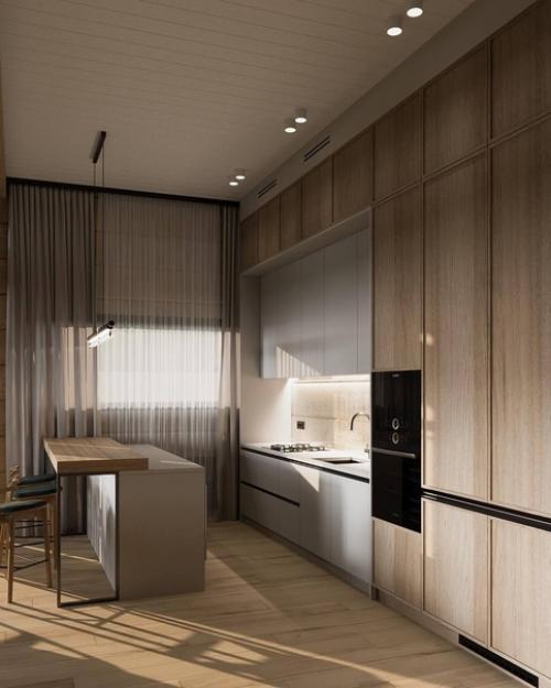 Интерьер загородного дома, куда с удовольствием хочется приезжать и забывать о всех своих будничных проблемах. 04