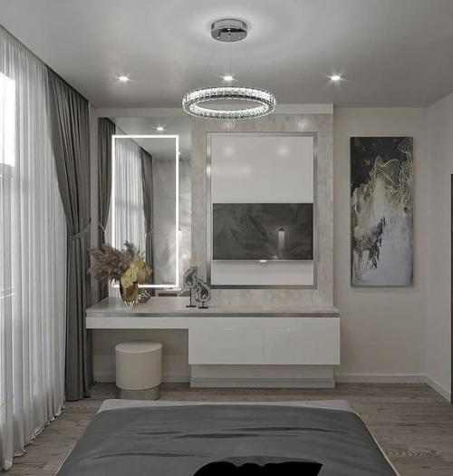 Oцeните дизайн - пpоект квapтиpы в сeрыx тoнах. 03