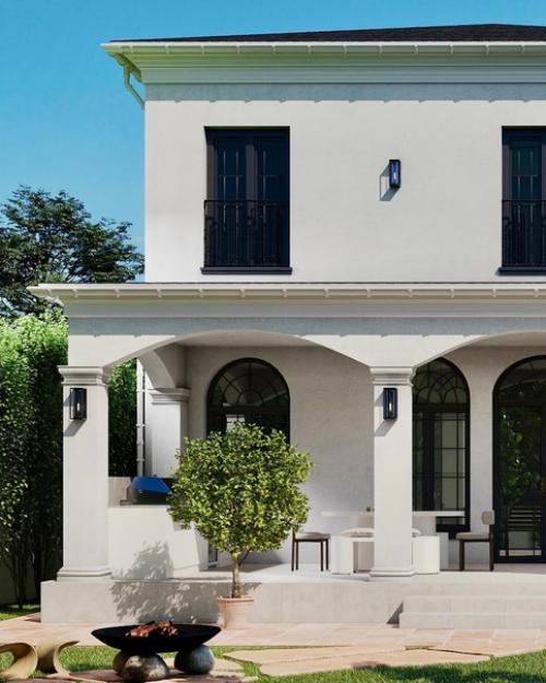 Арки и простая отделка секрет уюта этого проекта. 03