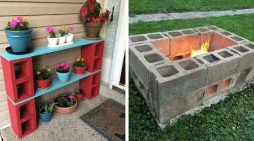 Шлакоблоки - это универсальный и доступный материал, который можно использовать далеко не только для строительства стен. 01