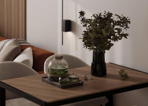 Светлый интерьер с яркими акцентами. 04