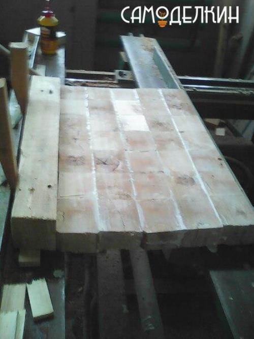 Стол из спилов своими руками. 04