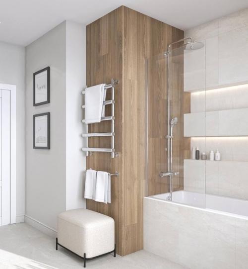 Утренняя подборка светлых интерьеров санузлов. 03