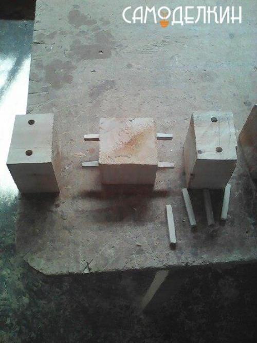 Стол из спилов своими руками. 01