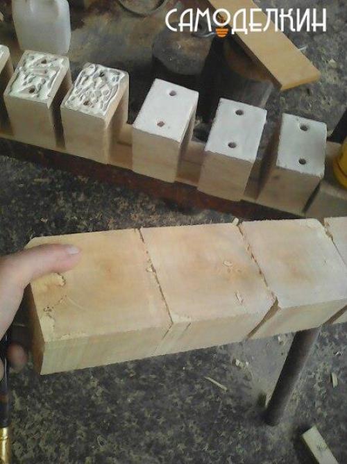 Стол из спилов своими руками. 03