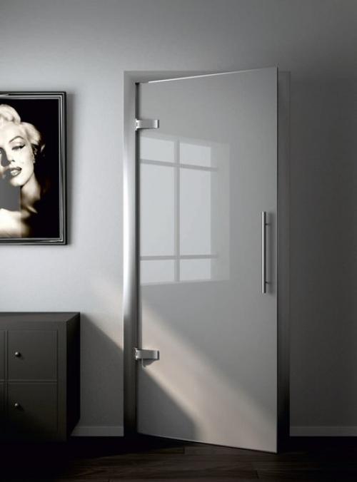 Стеклянные двери - беспроигрышный вариант для помещений в стиле техно или хай - тек! 02