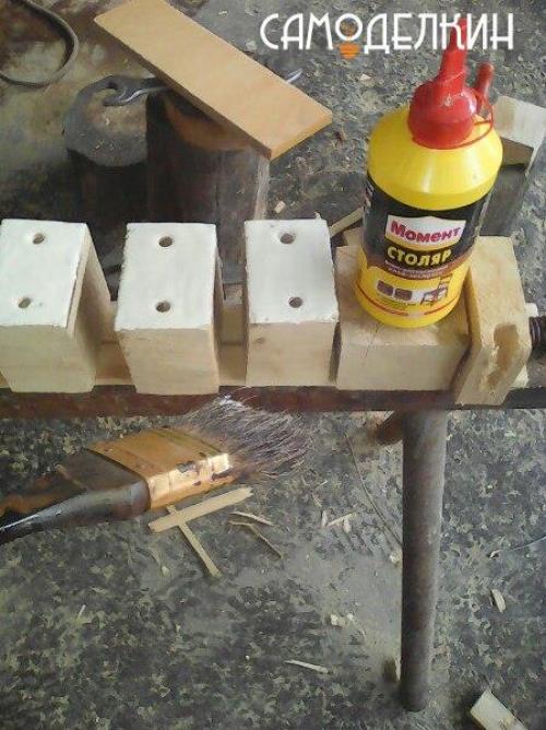 Стол из спилов своими руками. 02