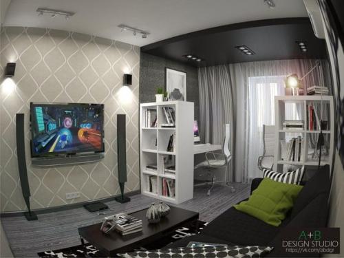 Дизайн - проект квартиры для семьи программистов. 04