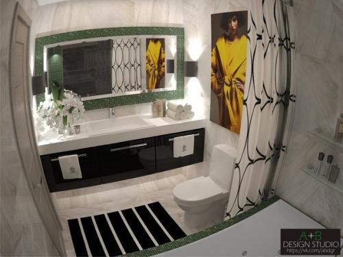 Дизайн - проект квартиры для семьи программистов. 08