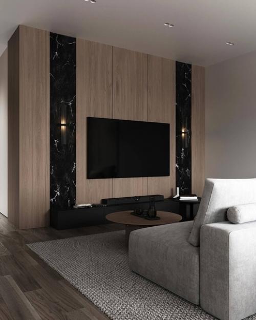 Интерьер в современном стиле 136 кв. 02