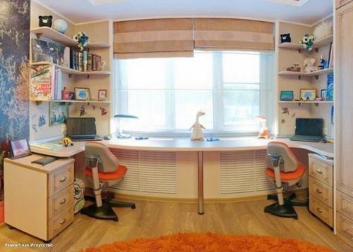 Шкафы вокруг окна. 06