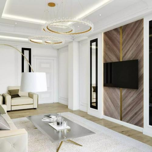 Еще один замечательный дизайн - проект в светлых оттенках. 02