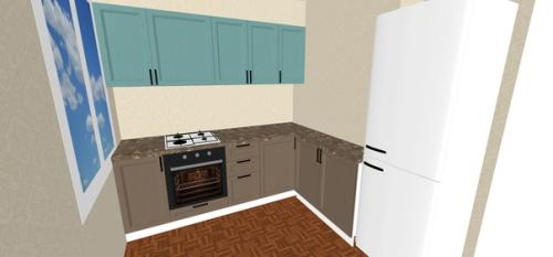 Мой вариант ремонта кухни в хрущевка. 04