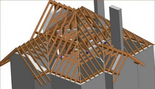 Расчёт стропильной системы по эскизу крыши. 01 Расчёт стропильной системы по эскизу крыши. 01