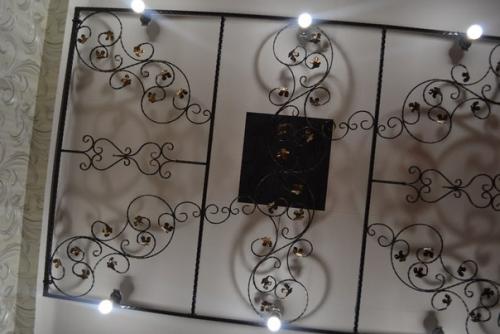 Кованная люстра своими руками делали муж с папой. 06