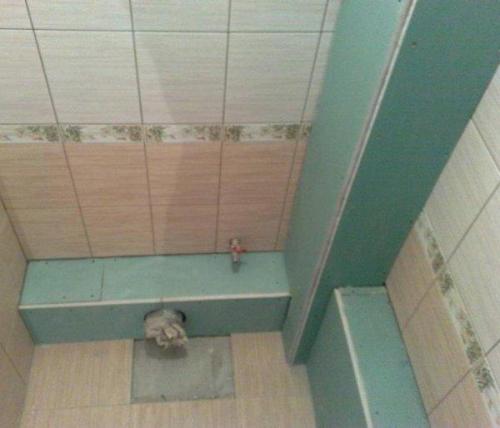 Монтаж короба из гипсокартона в туалете. 01 Монтаж короба из гипсокартона в туалете. 01