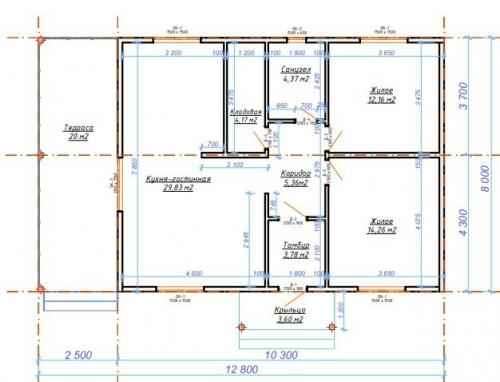 Каркасный дом - современное и практичное решение для комфортного проживания. 04