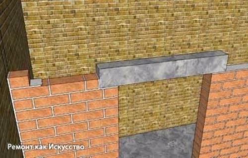 Кладка перегородки из кирпича своими руками. 04