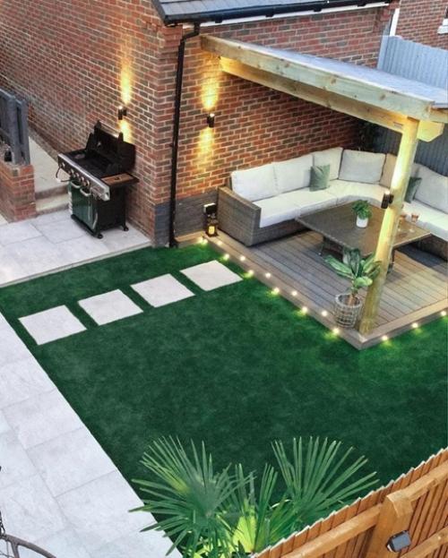 Уютнейшая зона отдыха на заднем дворе своими руками. 07