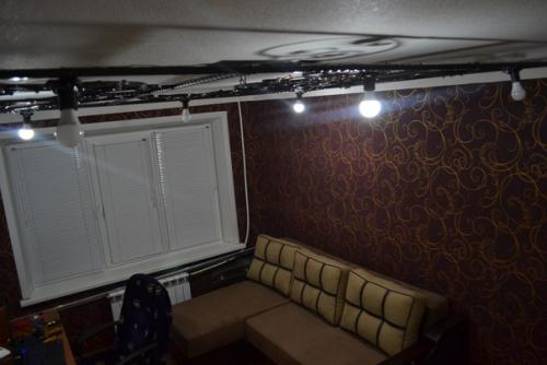 Кованная люстра своими руками делали муж с папой. 03