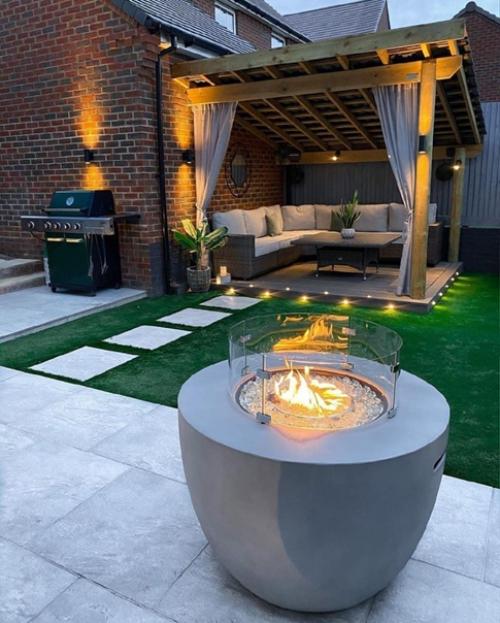 Уютнейшая зона отдыха на заднем дворе своими руками. 08