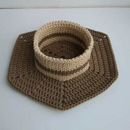 Пaсхальная корзиночка крючком. 03