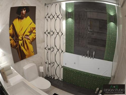 Дизайн - проект квартиры для семьи программистов. 07