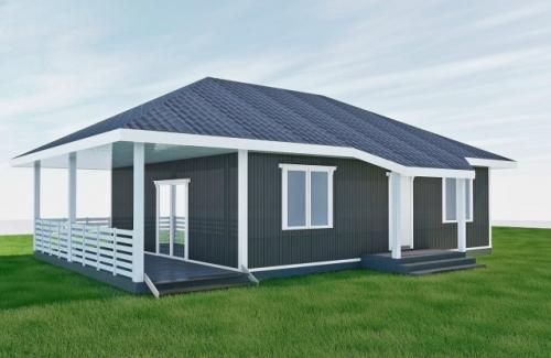 Каркасный дом - современное и практичное решение для комфортного проживания. 01