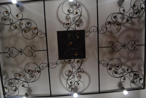 Кованная люстра своими руками делали муж с папой. 05