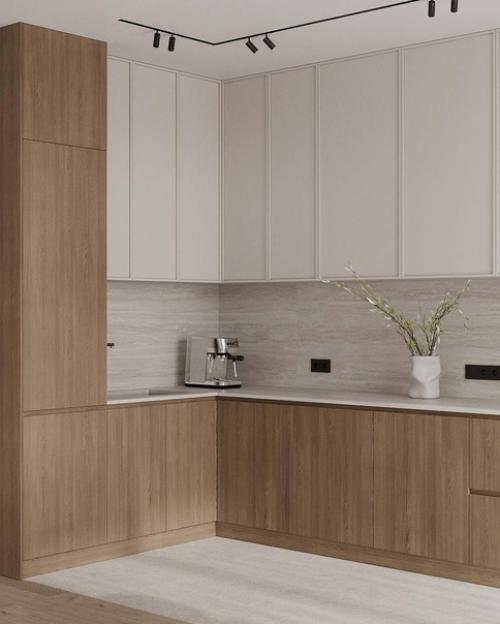 Интерьер уютной кухни - гостиной. 05