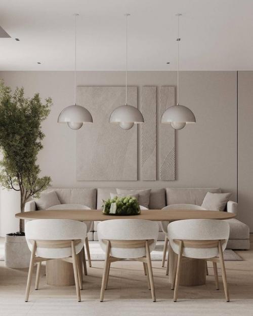 Интерьер уютной кухни - гостиной. 03