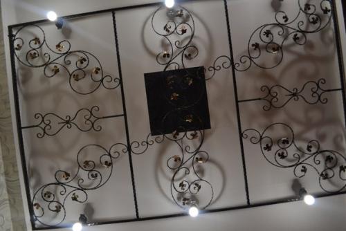 Кованная люстра своими руками делали муж с папой. 09