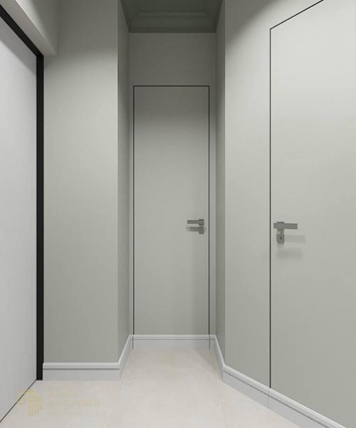 Прихожая в нейтральных цветах. 03