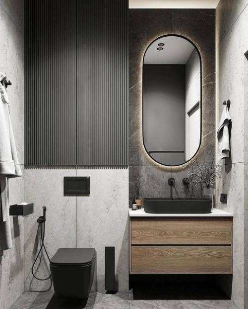 Интерьер однокомнатной квартиры в теплых тонах. 09