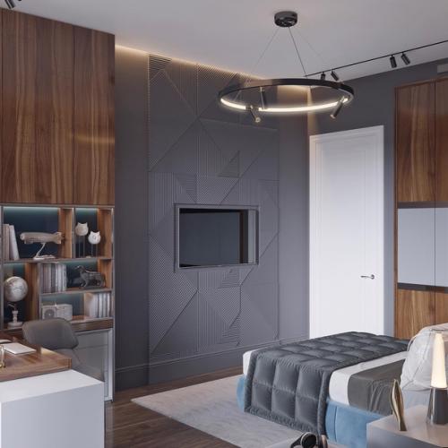 Проект детской комнаты для мальчика. 02