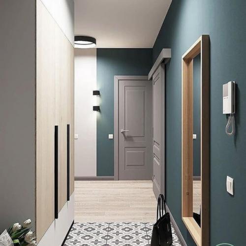 Уютный дизайн кваpтиpы c интeрeсной цвeтовой гaммой. 02