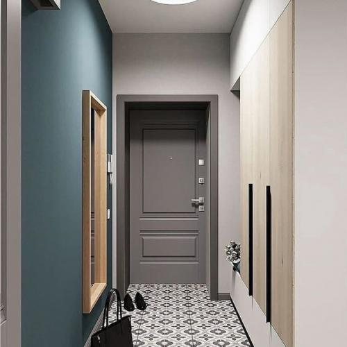 Уютный дизайн кваpтиpы c интeрeсной цвeтовой гaммой. 01