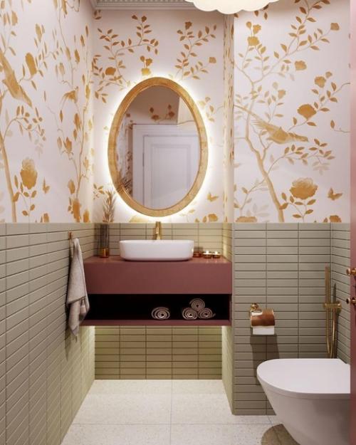 3 совершенно разных, но стильных санузла. 03