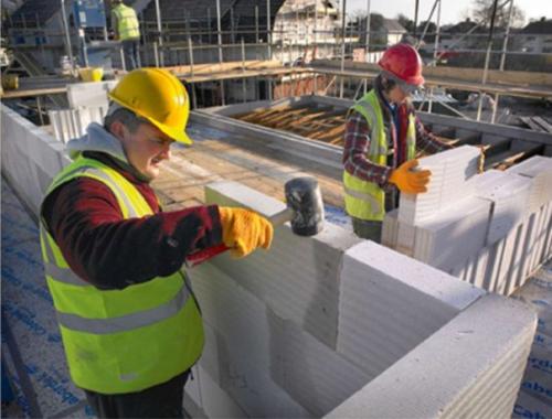 Технология возведения стен из пеноблоков. 02