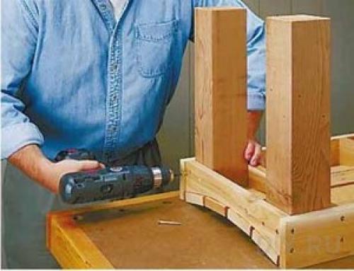 Cкамья для дачи. 08